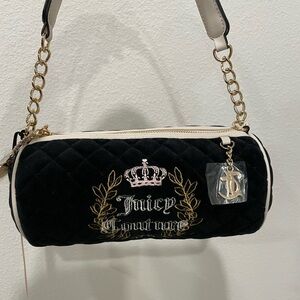Juicy Couture Royal Moments Velour Barrel Mini Bag